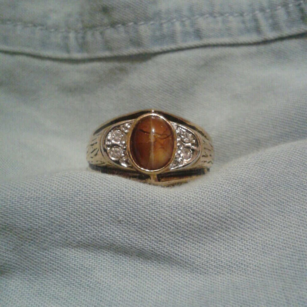 Genuine Tiger Eye Ring